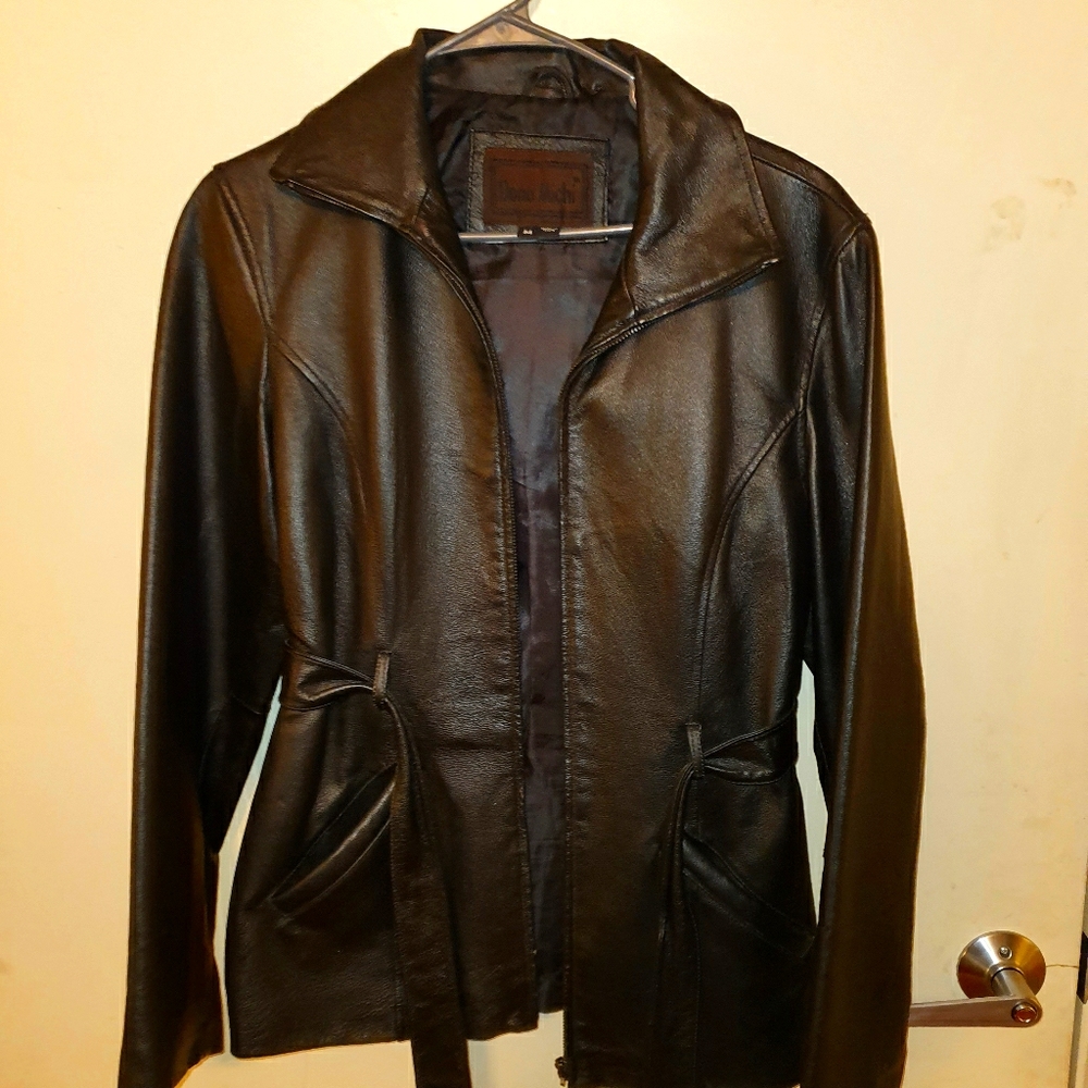 Women's Leather Coat